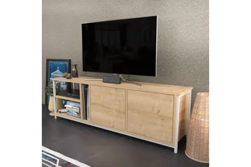 Andifli Tv-benk 160x50,8 cm - Hvit - Møbler - TV- & Mediamøbler - TV benk & mediabenk