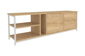 Andifli Tv-benk 160x50,8 cm - Hvit - Møbler - TV- & Mediamøbler - TV benk & mediabenk