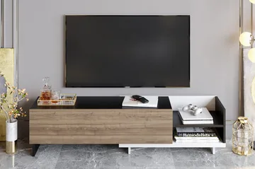Andifli Tv-benk 165x41 cm - Hvit - Møbler - TV- & Mediamøbler - TV benk & mediabenk