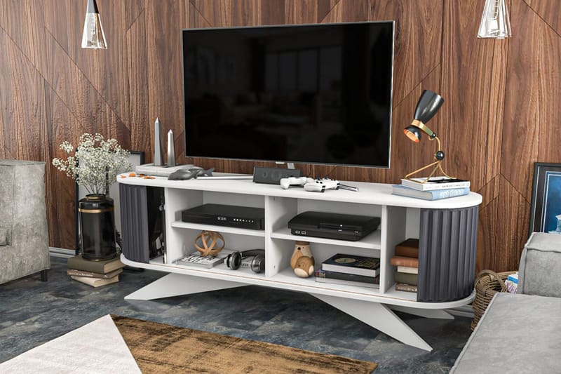 Andifli Tv-benk 180x60 cm - Antrasitt - Møbler - TV- & Mediamøbler - TV benk & mediabenk