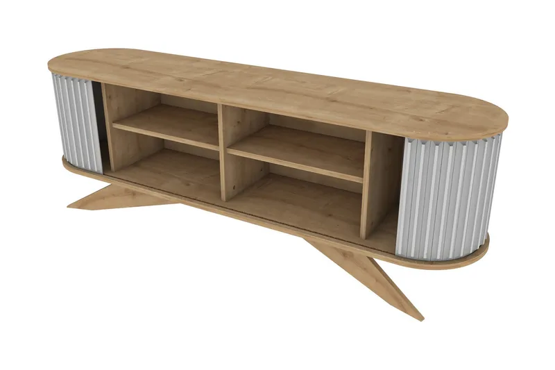 Andifli Tv-benk 180x60 cm - Blå - Møbler - TV- & Mediamøbler - TV benk & mediabenk