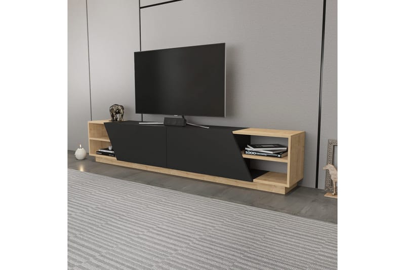 Andifli Tv-benk 240x47,4 cm - Brun - Møbler - TV- & Mediamøbler - TV benk & mediabenk