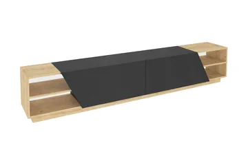 Andifli Tv-benk 240x47,4 cm - Brun - Møbler - TV- & Mediamøbler - TV benk & mediabenk