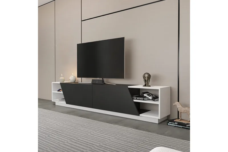 Andifli Tv-benk 240x47,4 cm - Hvit - Møbler - TV- & Mediamøbler - TV benk & mediabenk