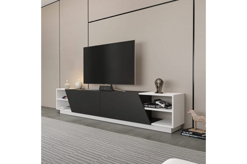 Andifli Tv-benk 240x47,4 cm - Hvit - Møbler - TV- & Mediamøbler - TV benk & mediabenk