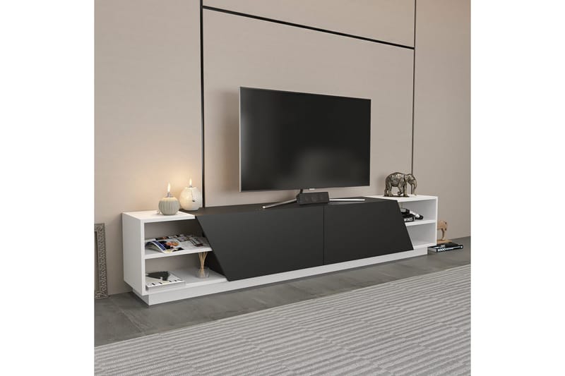 Andifli Tv-benk 240x47,4 cm - Hvit - Møbler - TV- & Mediamøbler - TV benk & mediabenk