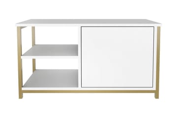 Andifli Tv-benk 89,6x50,8 cm - Gull - Møbler - TV- & Mediamøbler - TV benk & mediabenk