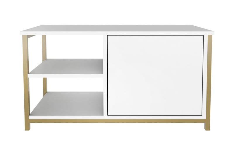 Andifli Tv-benk 89,6x50,8 cm - Gull - Møbler - TV- & Mediamøbler - TV benk & mediabenk