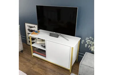Andifli Tv-benk 89,6x50,8 cm - Gull - Møbler - TV- & Mediamøbler - TV benk & mediabenk
