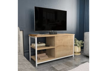 Andifli Tv-benk 89,6x50,8 cm - Hvit - Møbler - TV- & Mediamøbler - TV benk & mediabenk