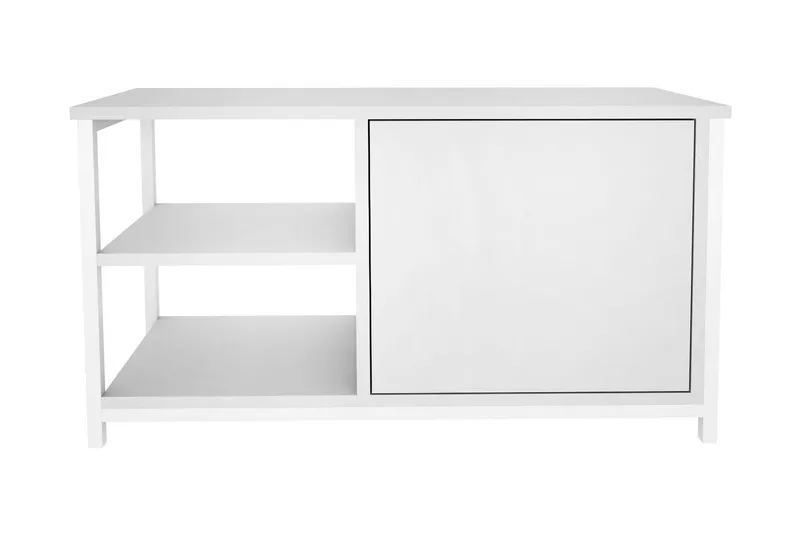 Andifli Tv-benk 89,6x50,8 cm - Hvit - Møbler - TV- & Mediamøbler - TV benk & mediabenk