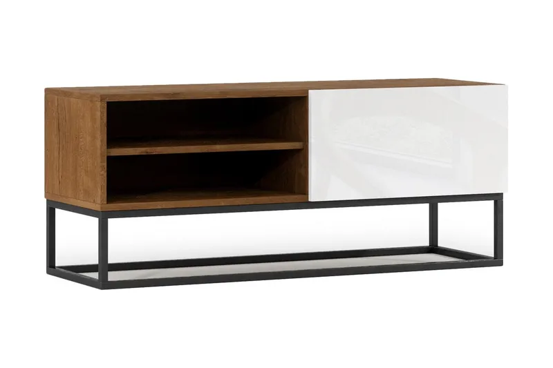 Aneja Tv-benk 40 cm - Hvit - Møbler - TV- & Mediamøbler - TV benk & mediabenk