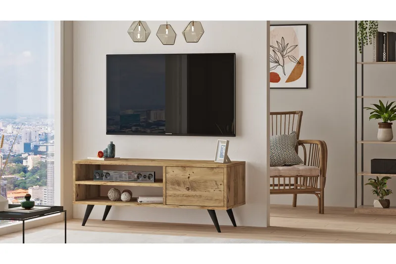 Aniza TV-benk 110 cm, Natur