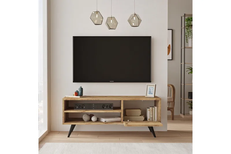 Aniza TV-benk 110 cm - Natur - Møbler - TV- & Mediamøbler - TV benk & mediabenk