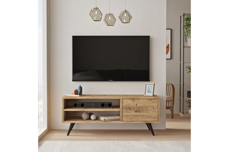 Aniza TV-benk 110 cm - Natur - Møbler - TV- & Mediamøbler - TV benk & mediabenk