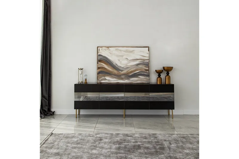 Arioch TV-benk 180 cm, Grå