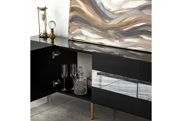 Arioch TV-benk 180 cm - Grå - Møbler - TV- & Mediamøbler - TV benk & mediabenk