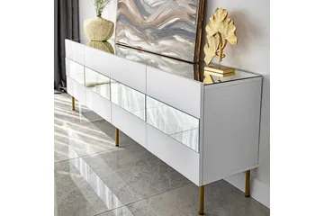 Arioch TV-benk 180 cm - Gull - Møbler - TV- & Mediamøbler - TV benk & mediabenk