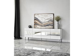 Arioch TV-benk 180 cm - Sølv - Møbler - TV- & Mediamøbler - TV benk & mediabenk