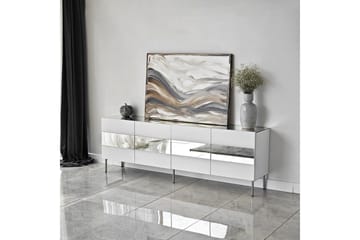 Arioch TV-benk 180 cm - Sølv - Møbler - TV- & Mediamøbler - TV benk & mediabenk