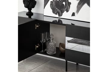 Arioch TV-benk 180 cm - Svart - Møbler - TV- & Mediamøbler - TV benk & mediabenk