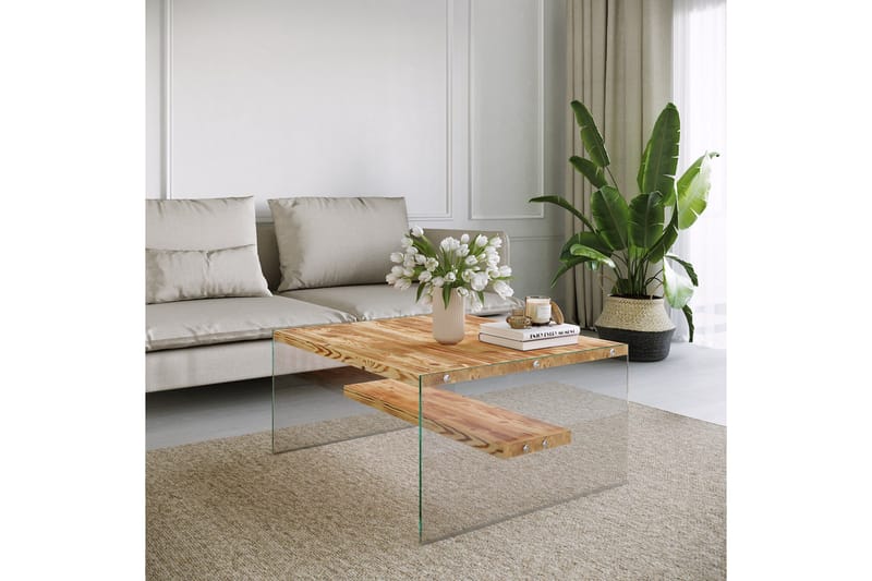 Assanisa TV-benk 120 cm - Natur - Møbler - TV- & Mediamøbler - TV benk & mediabenk