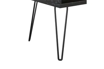 Athena Tv-benk 107x50 cm Svart/Marmormønster - Novogratz - Møbler - TV- & Mediamøbler - TV benk & mediabenk