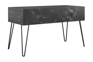 Athena Tv-benk 107x50 cm Svart/Marmormønster - Novogratz - Møbler - TV- & Mediamøbler - TV benk & mediabenk