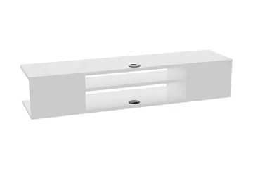 Avvakko TV-benk 135 cm - Hvit - Møbler - TV- & Mediamøbler - TV benk & mediabenk