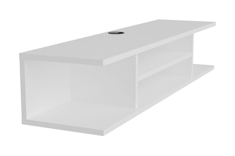 Avvakko TV-benk 135 cm - Hvit - Møbler - TV- & Mediamøbler - TV benk & mediabenk