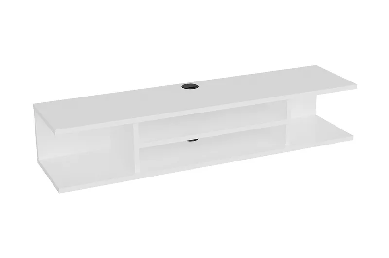 Avvakko TV-benk 135 cm - Hvit - Møbler - TV- & Mediamøbler - TV benk & mediabenk