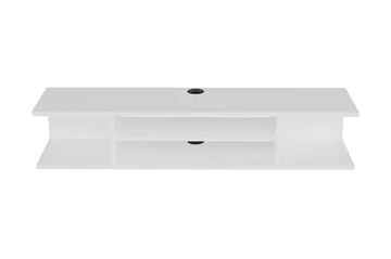 Avvakko TV-benk 135 cm - Hvit - Møbler - TV- & Mediamøbler - TV benk & mediabenk