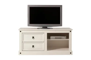 Ayala TV-benk 120 cm - Hvit - Møbler - TV- & Mediamøbler - TV benk & mediabenk