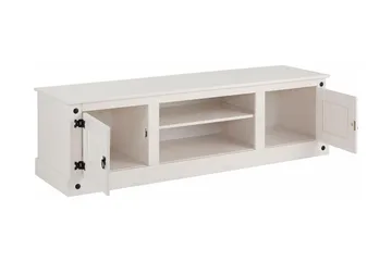 Ayala TV-benk 160 cm - Hvit - Møbler - TV- & Mediamøbler - TV benk & mediabenk