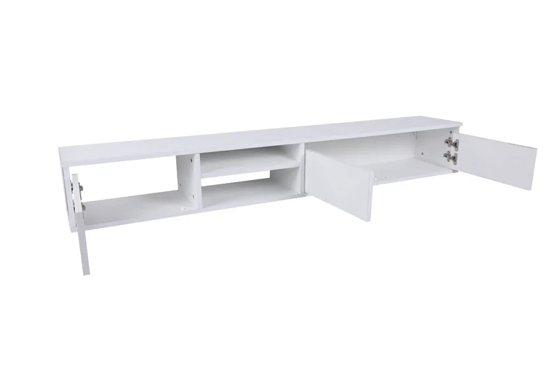 Belgia TV-benk 180 cm - Hvit - Møbler - TV- & Mediamøbler - TV benk & mediabenk