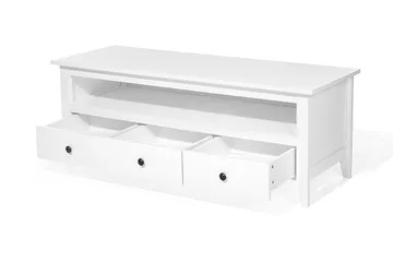 Berkeley Tv-Benk 49,5x136,5 Cm - Hvit - Møbler - TV- & Mediamøbler - TV benk & mediabenk