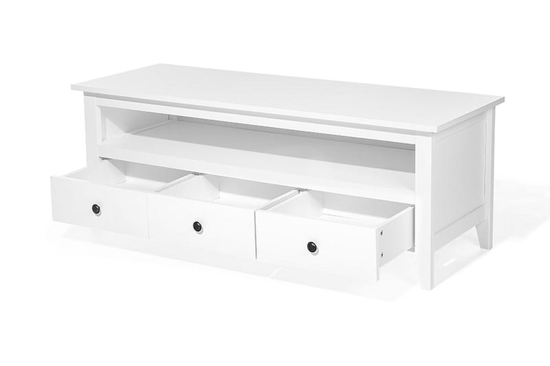 Berkeley Tv-Benk 49,5x136,5 Cm - Hvit - Møbler - TV- & Mediamøbler - TV benk & mediabenk