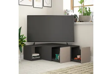 Bodsjö TV-Benk 92 cm - Grå/Brun - Møbler - TV- & Mediamøbler - TV benk & mediabenk