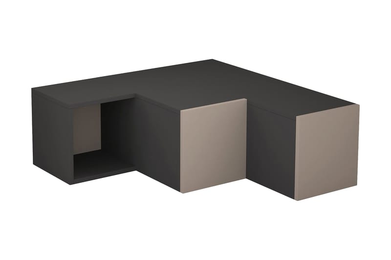 Bodsjö TV-Benk 92 cm, Grå/Brun