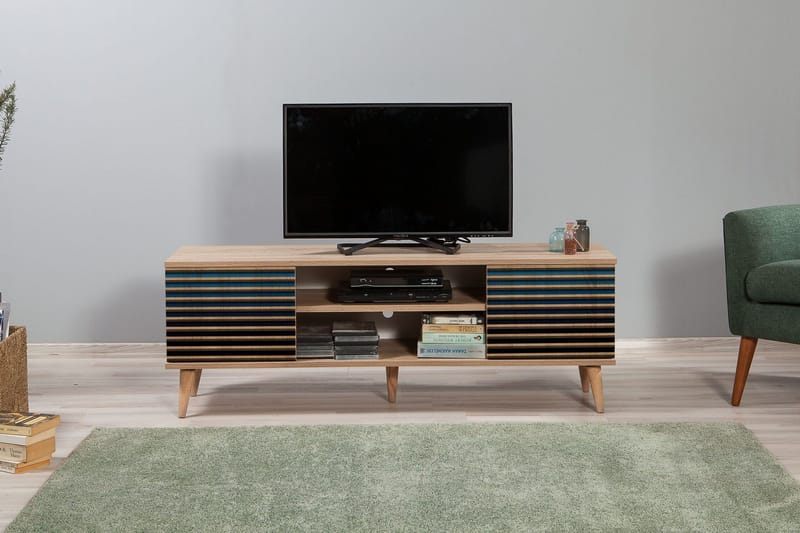 Brokind TV-Benk 140 cm - Brun - Møbler - TV- & Mediamøbler - TV benk & mediabenk