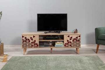 Brokind TV-Benk 140 cm - Brun - Møbler - TV- & Mediamøbler - TV benk & mediabenk