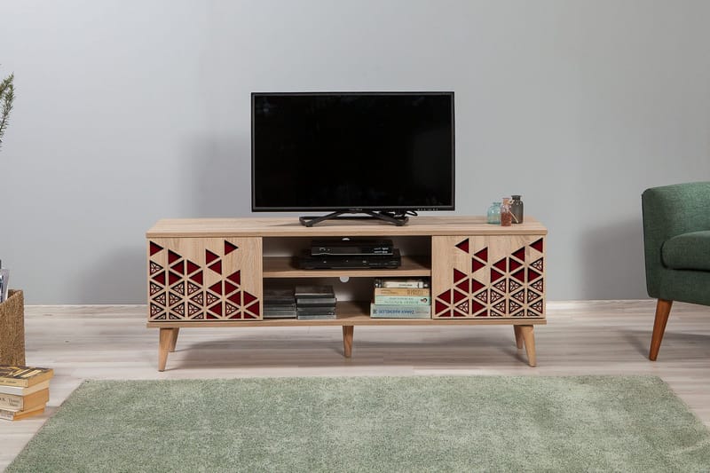 Brokind TV-Benk 140 cm - Brun - Møbler - TV- & Mediamøbler - TV benk & mediabenk