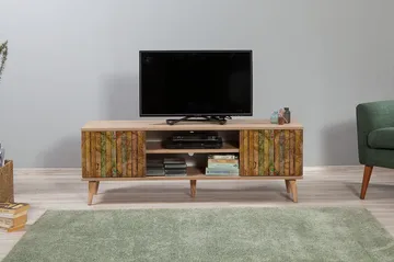 Brokind TV-Benk 140 cm - Brun - Møbler - TV- & Mediamøbler - TV benk & mediabenk