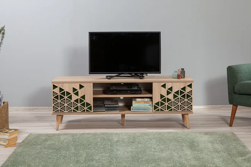 Brokind TV-Benk 140 cm - Brun - Møbler - TV- & Mediamøbler - TV benk & mediabenk