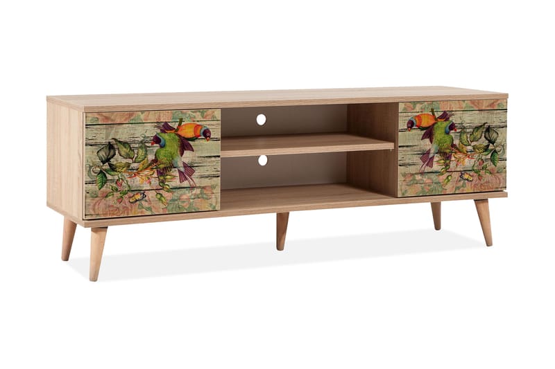 Brokind TV-Benk 140 cm - Brun - Møbler - TV- & Mediamøbler - TV benk & mediabenk