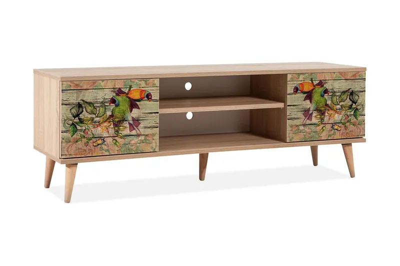 Brokind TV-Benk 140 cm - Brun - Møbler - TV- & Mediamøbler - TV benk & mediabenk