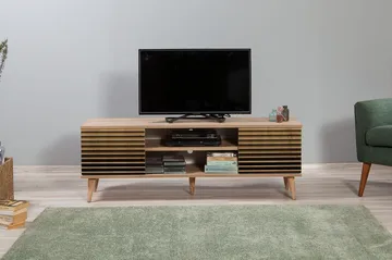 Brokind TV-Benk 140 cm - Brun - Møbler - TV- & Mediamøbler - TV benk & mediabenk