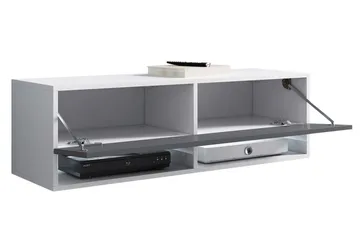 Brya TV-benk 100x32x30 cm - Hvit - Møbler - TV- & Mediamøbler - TV benk & mediabenk