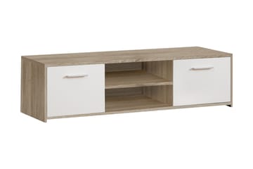 Cadgwith TV-benk 136 cm - Brun/Hvit - Møbler - TV- & Mediamøbler - TV benk & mediabenk