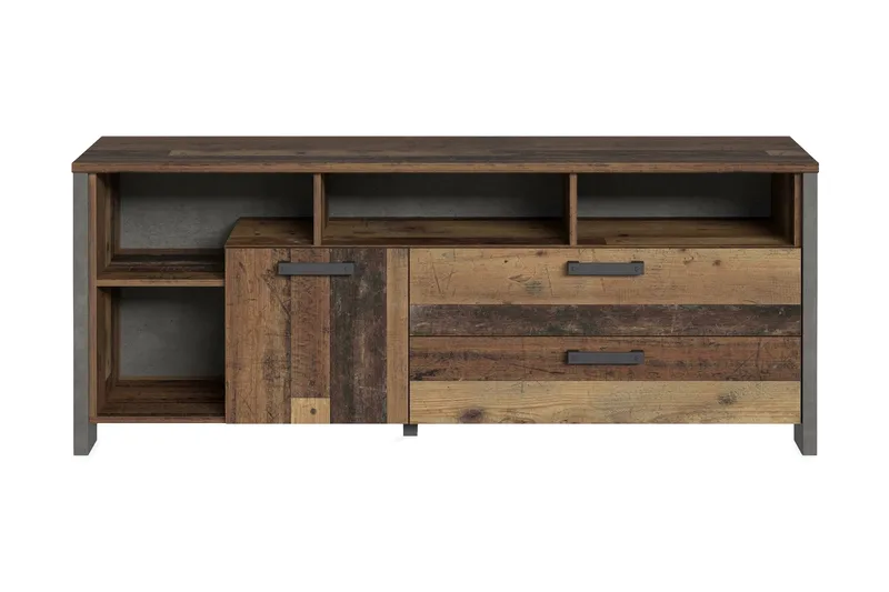 Cadle TV-Benk 161 cm, Brun/Grå